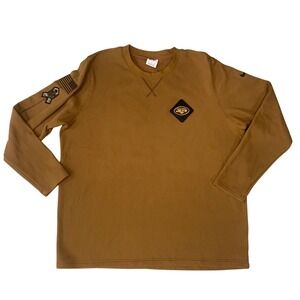 Nike NFL Salute to Service New York Jets XXL 2XL Sweatshirt‎ Brown Military Camo